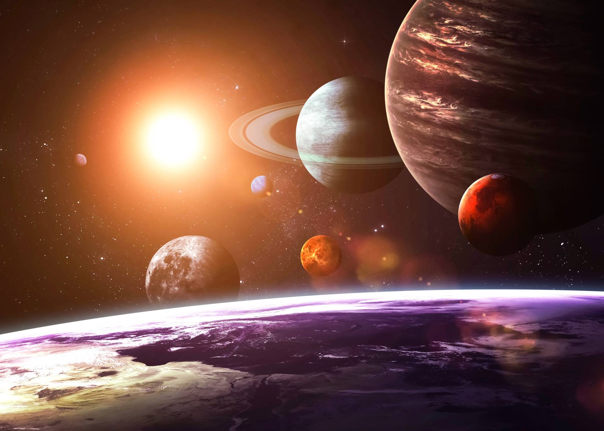 Papermoon Fototapete »Solar System« Papermoon Fototapete »Solar System« von Papermoon