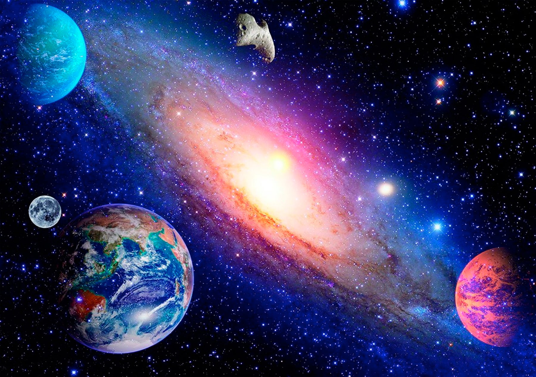 Papermoon Fototapete »Solar System« Papermoon Fototapete »Solar System« von Papermoon