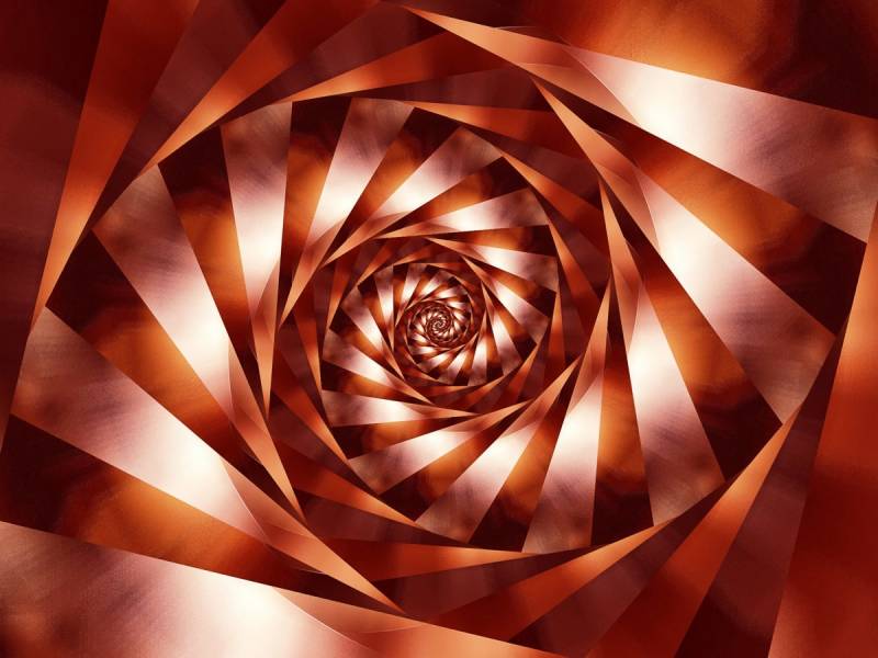 Papermoon Fototapete »Spiralstreifen« von Papermoon