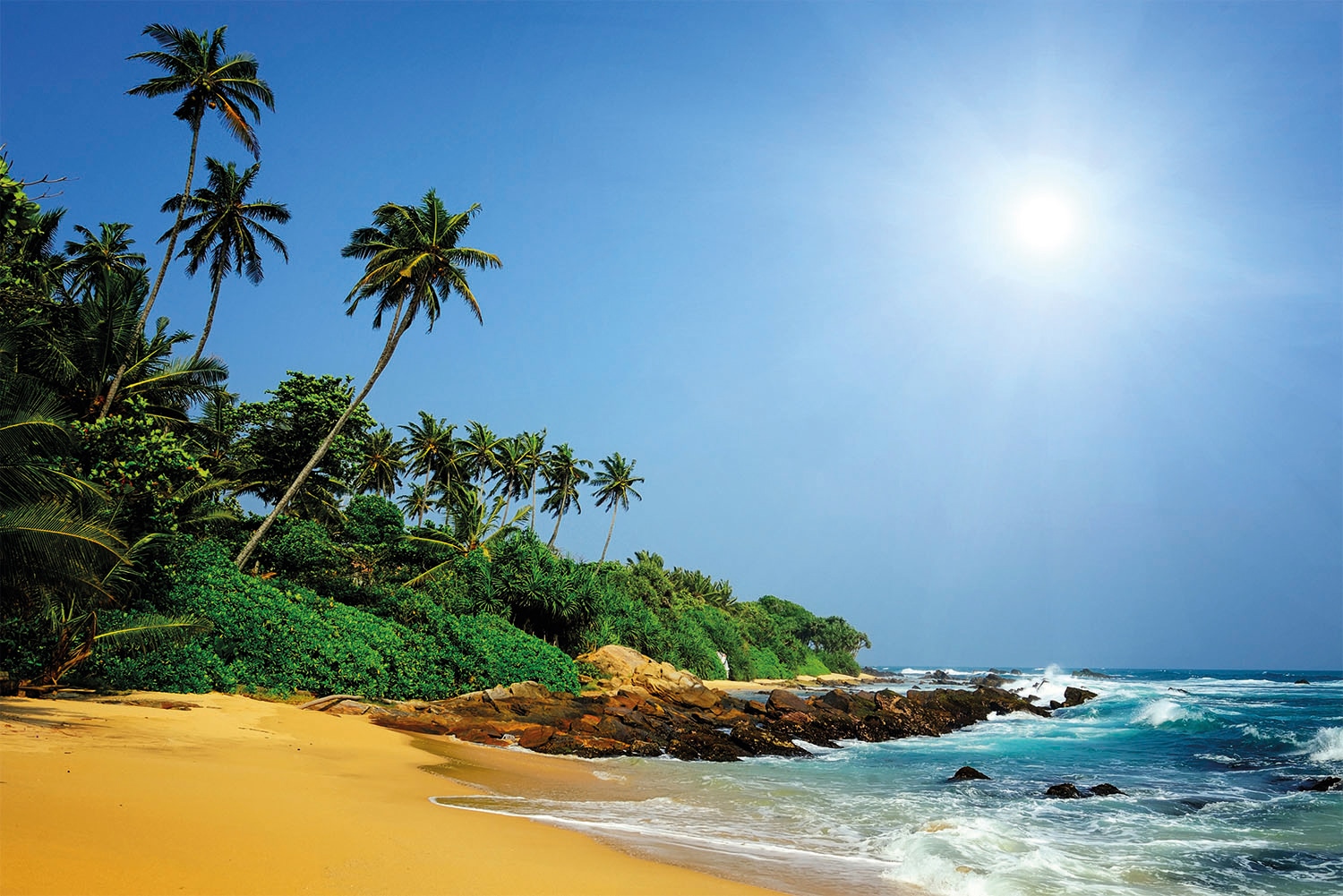 Papermoon Fototapete »Sri Lanka Tropical Beach« von Papermoon