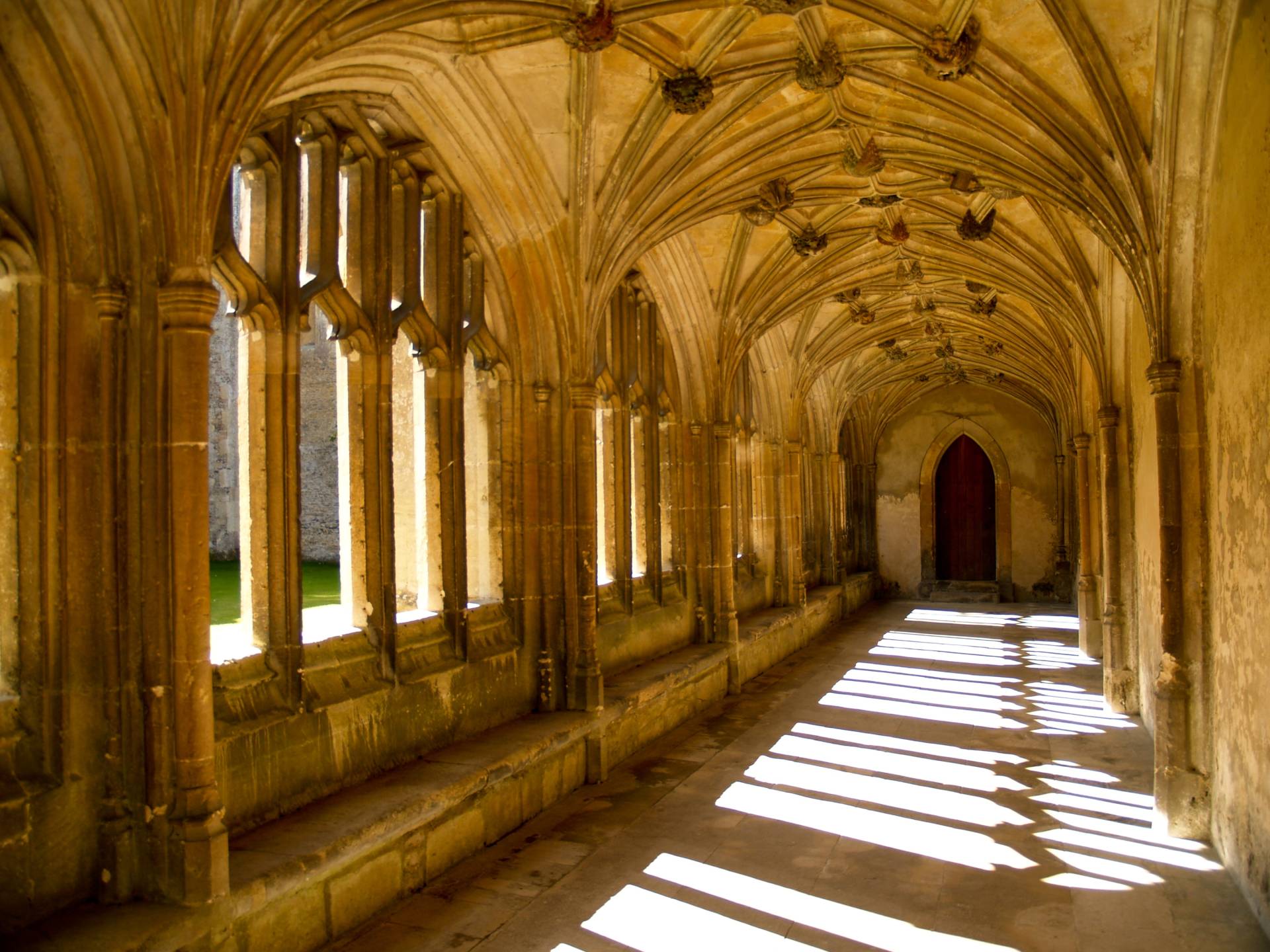 Papermoon Fototapete »Sunlit Abbey« Papermoon Fototapete »Sunlit Abbey« von Papermoon
