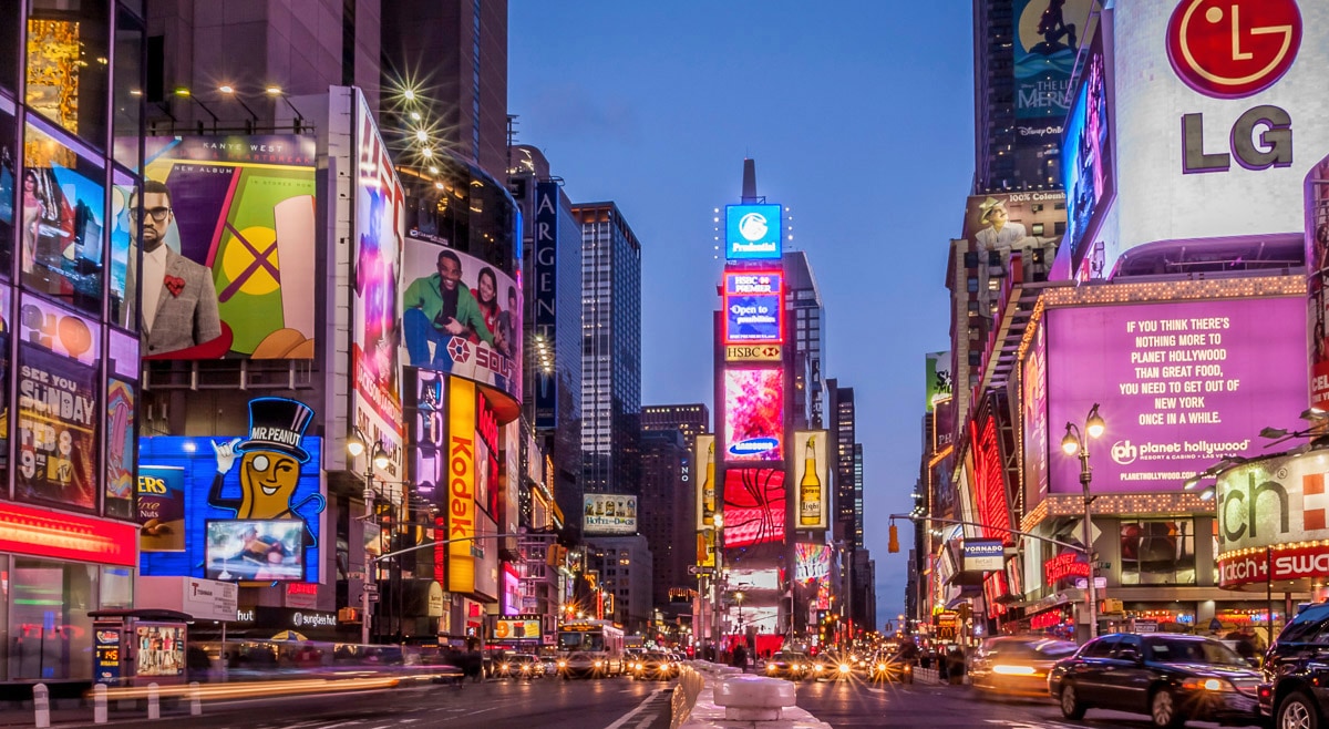 Papermoon Fototapete »Time Square« Papermoon Fototapete »Time Square« von Papermoon