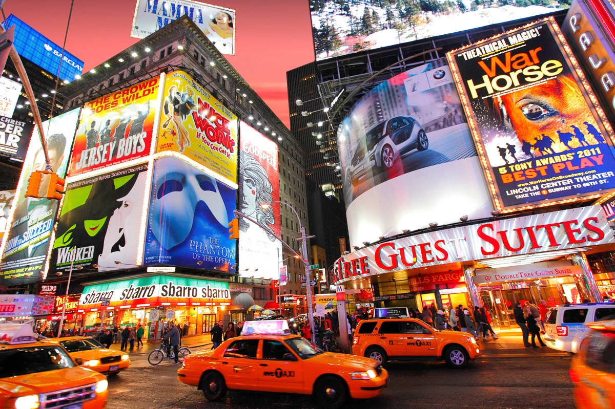 Papermoon Fototapete »Time Square« Papermoon Fototapete »Time Square« von Papermoon