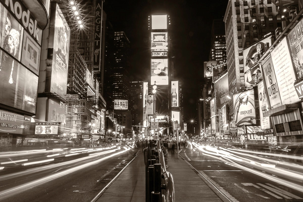 Papermoon Fototapete »Time Square« von Papermoon