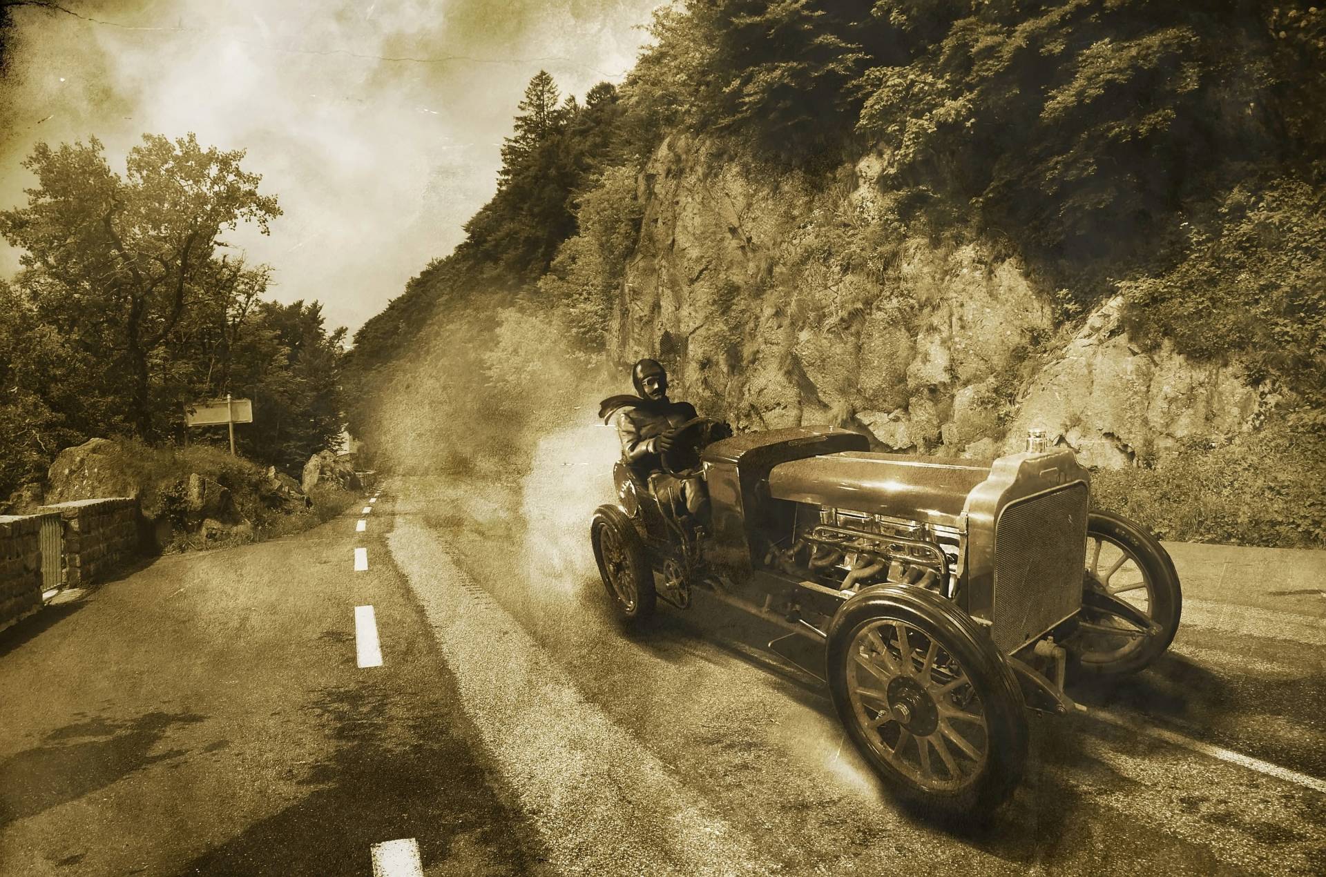 Papermoon Fototapete »VINTAGE OLDTIMER-AUTOS CARS SEPIA SCHWARZ WEIssWANDBILD« Papermoon Fototapete »VINTAGE OLDTIMER-AUTOS CARS SEPIA SCHWARZ WEIssWANDBILD« von Papermoon