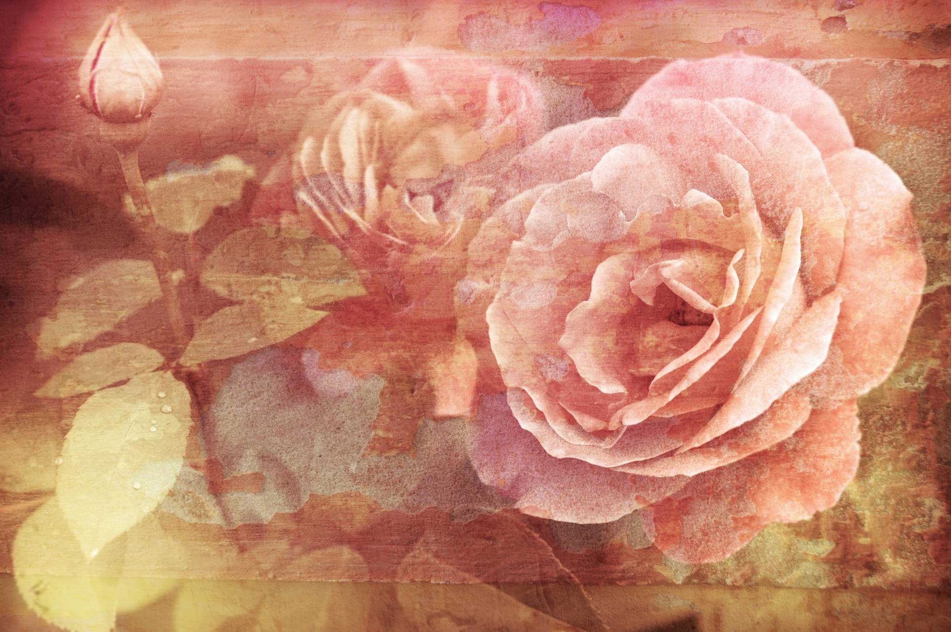 Papermoon Fototapete »Vintage Florals« Papermoon Fototapete »Vintage Florals« von Papermoon