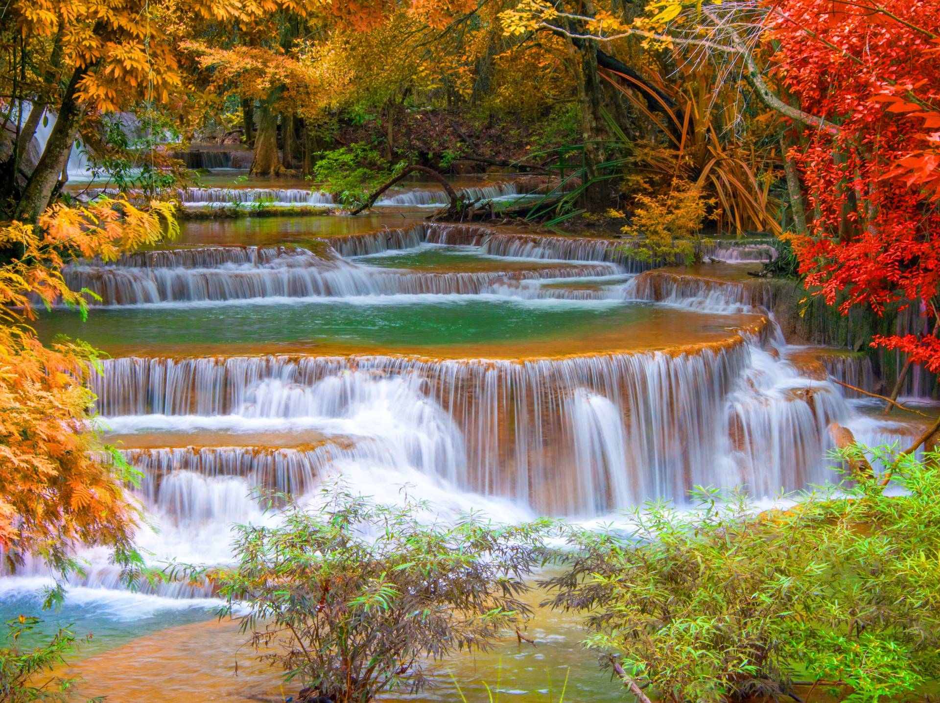 Papermoon Fototapete »Waterfall in Rain Forest« Papermoon Fototapete »Waterfall in Rain Forest« von Papermoon