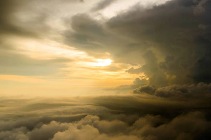 Papermoon Fototapete »Wolken« von Papermoon