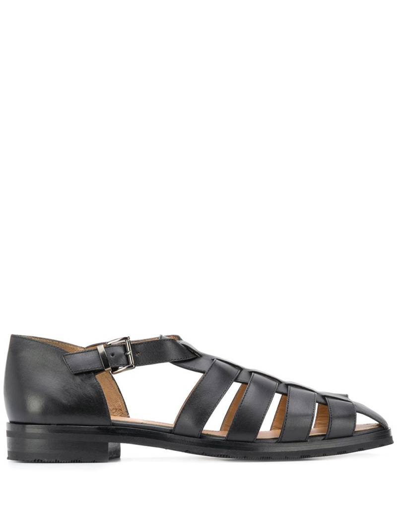 Paraboot flat strappy shoes - Black von Paraboot