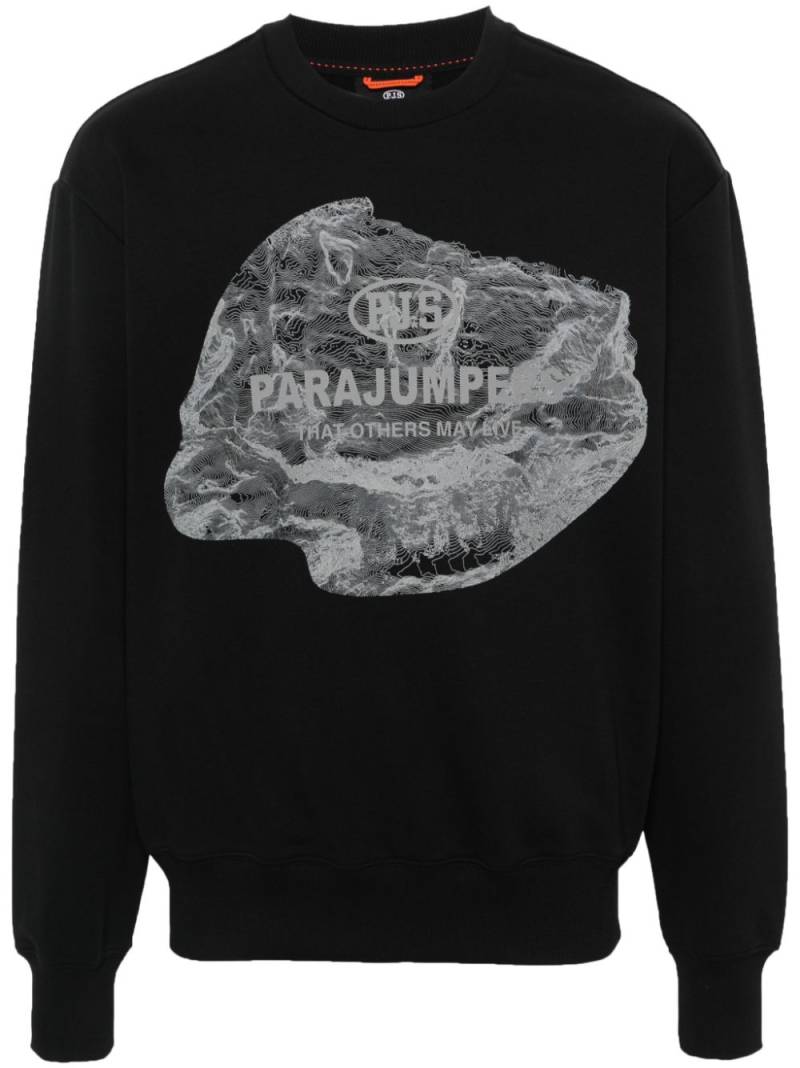 Parajumpers Corones logo-print sweatshirt - Black von Parajumpers