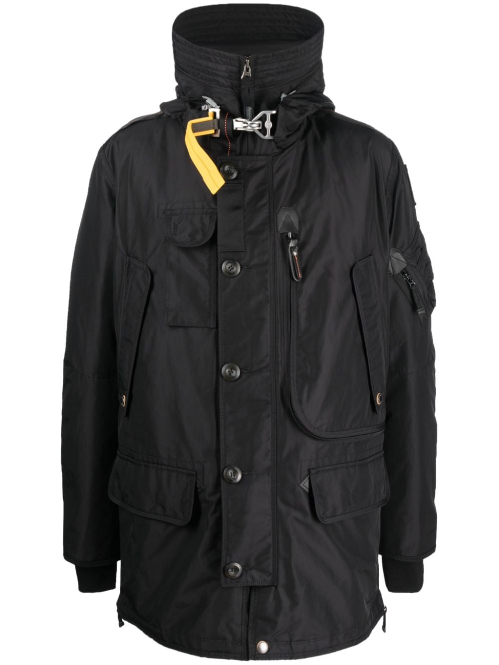 Parajumpers Kodiak hooded padded coat - Black von Parajumpers