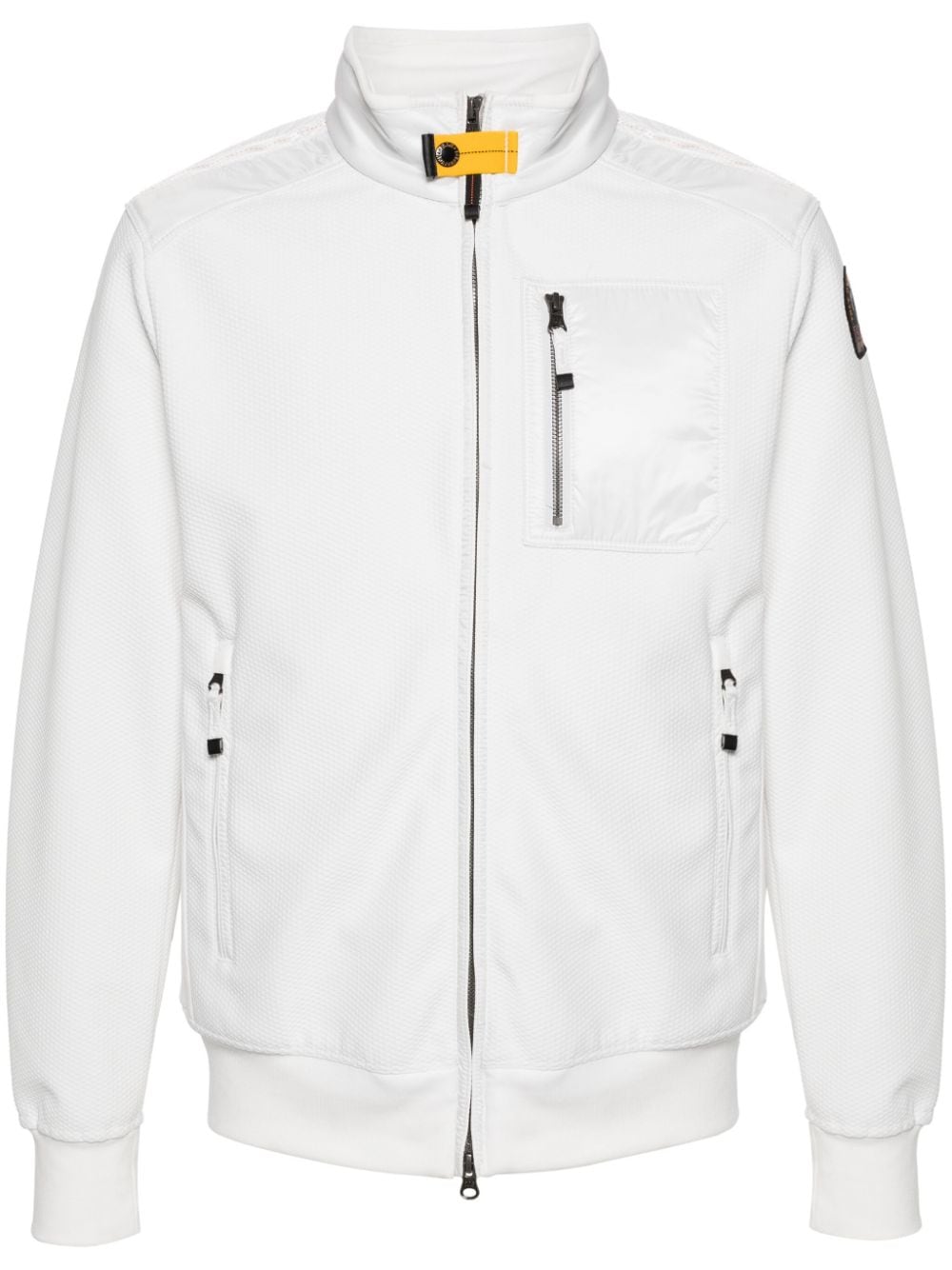 Parajumpers London logo-patch padded jacket - White von Parajumpers