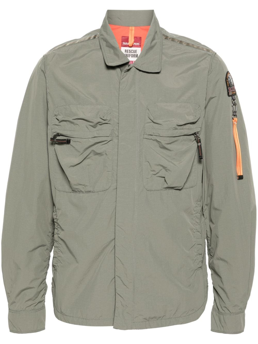 Parajumpers Millard zip-up shirt jacket - Green von Parajumpers