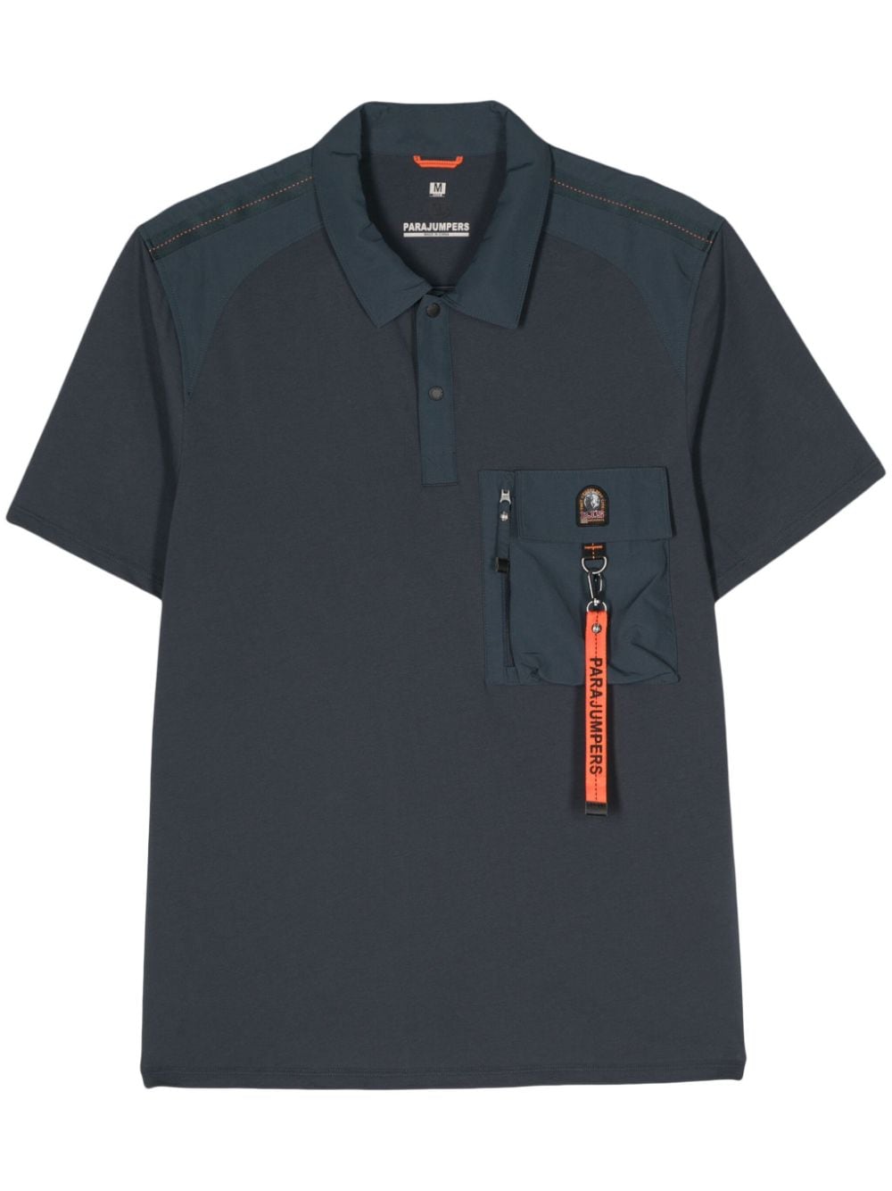 Parajumpers Rescue panelled polo shirt - Blue von Parajumpers