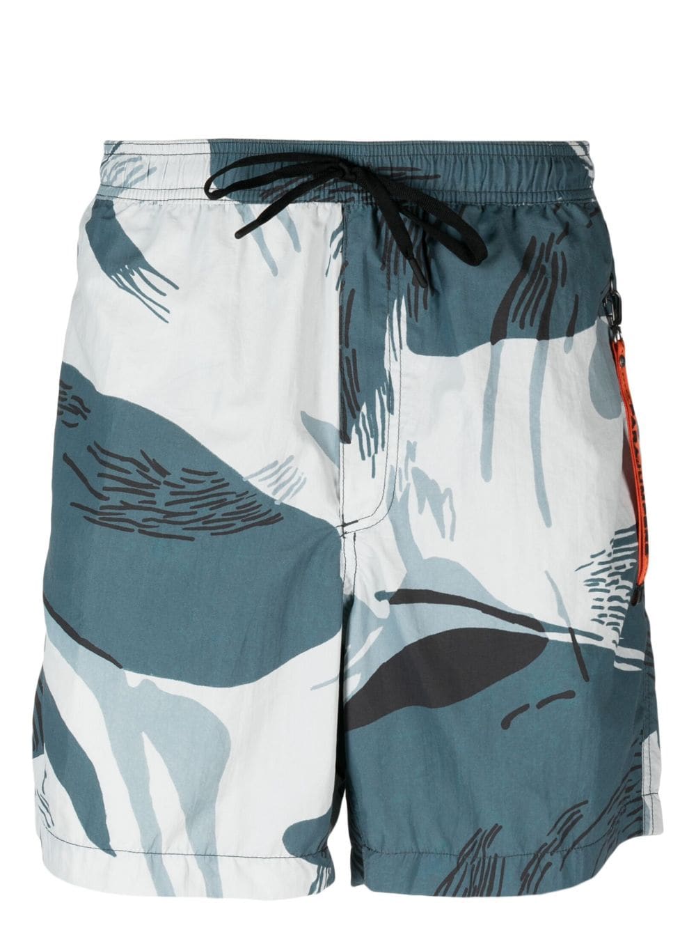 Parajumpers abstract-print swim shorts - Blue von Parajumpers