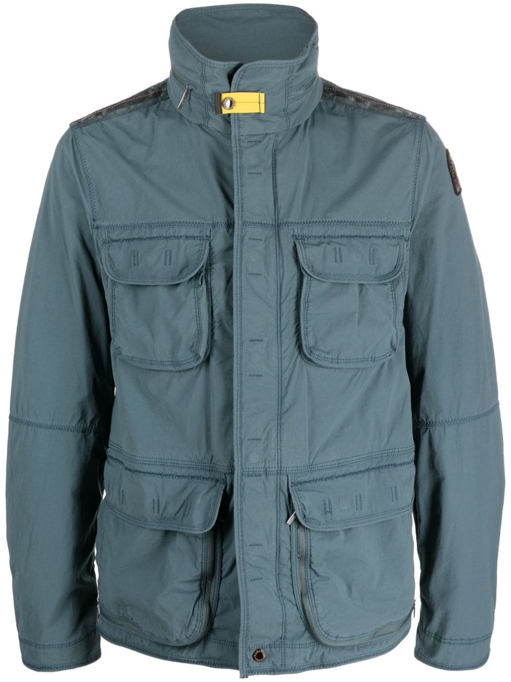 Parajumpers cargo-pocket high-neck jacket - Blue von Parajumpers