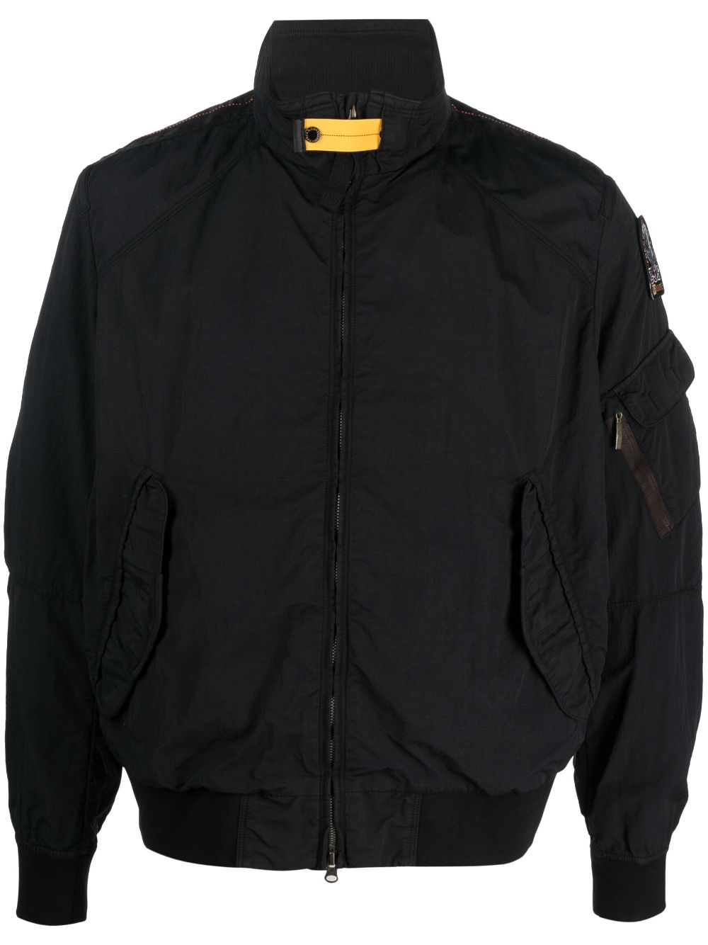 Parajumpers logo-patch bomber jacket - Black von Parajumpers