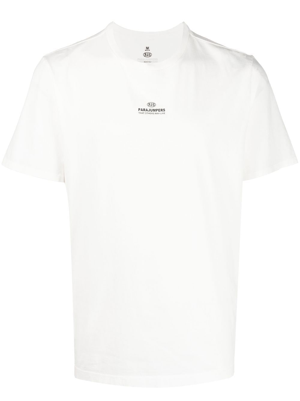 Parajumpers logo-print cotton T-Shirt - White von Parajumpers