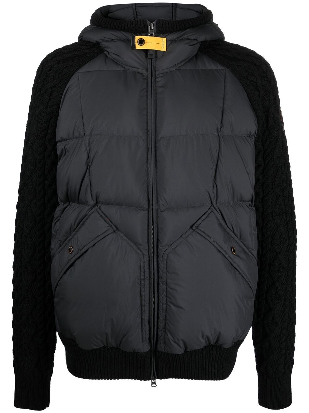 Parajumpers wool-panel puffer jacket - Black von Parajumpers