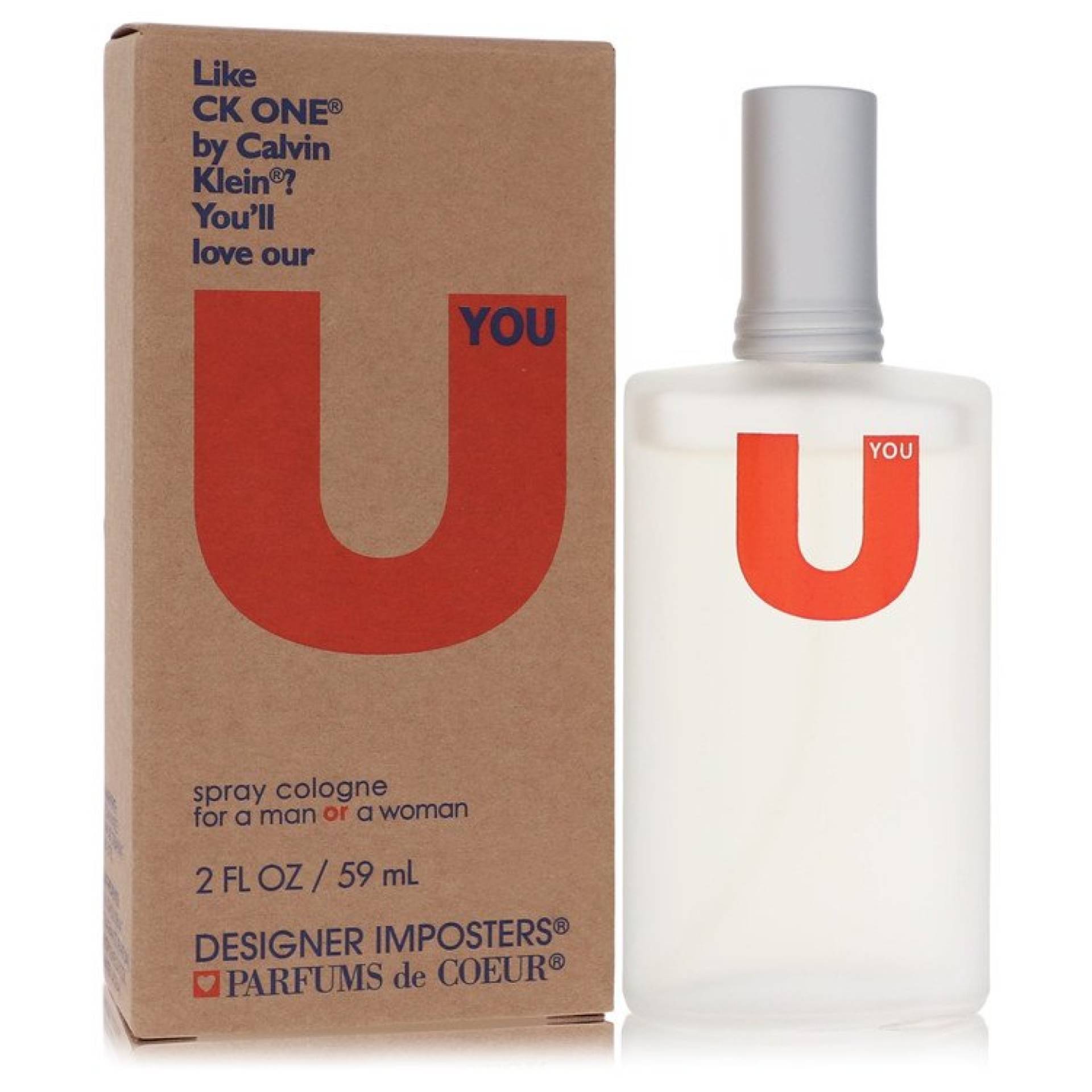 Parfums De Coeur Designer Imposters U You Cologne Spray (Unisex) 60 ml von Parfums De Coeur