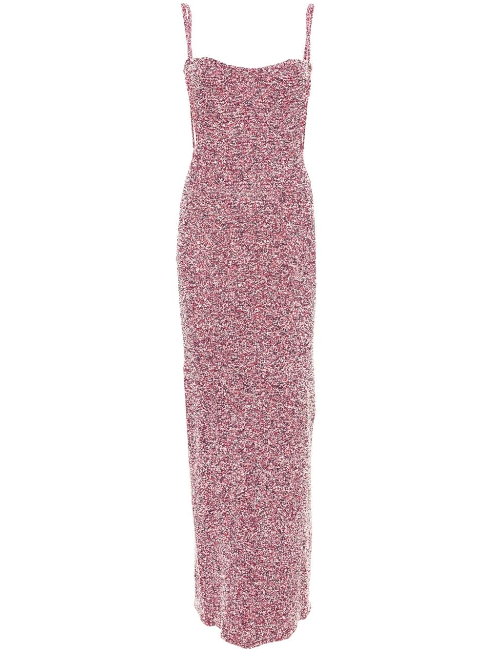 Paris Georgia Charlie knitted maxi dress - Purple von Paris Georgia