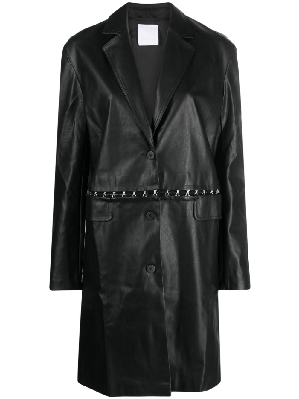 Paris Georgia faux-leather jacket - Black von Paris Georgia