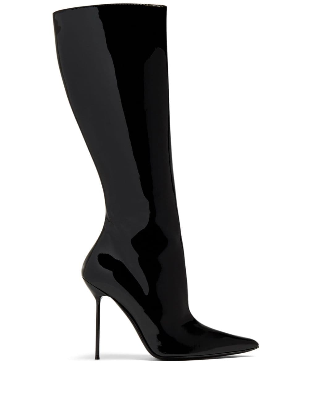 Paris Texas 110mm knee-high stiletto boots - Black von Paris Texas