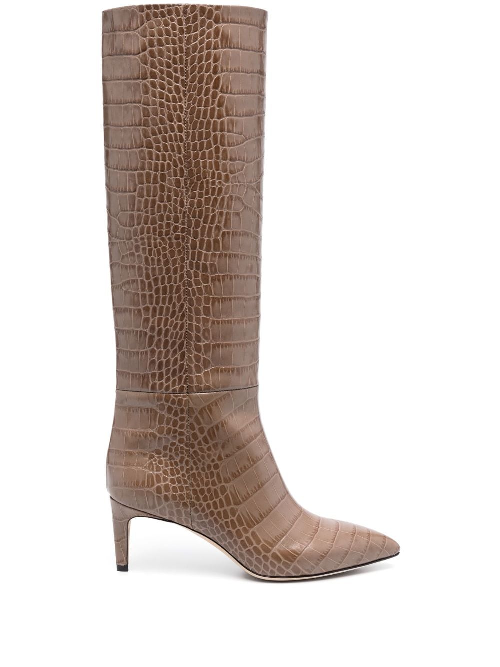 Paris Texas 65mm crocodile-effect leather boots - Brown von Paris Texas