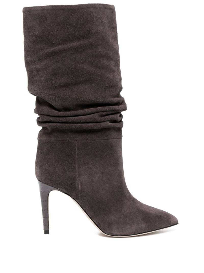 Paris Texas 90mm heeled suede boots - Brown von Paris Texas