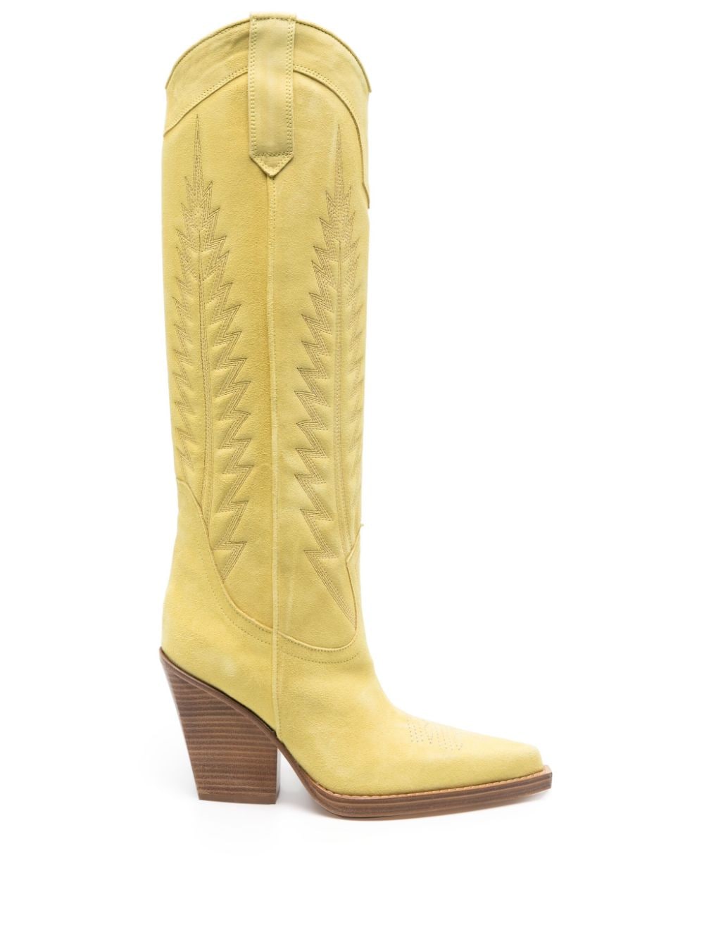 Paris Texas El Dorado 100mm suede boots - Yellow von Paris Texas