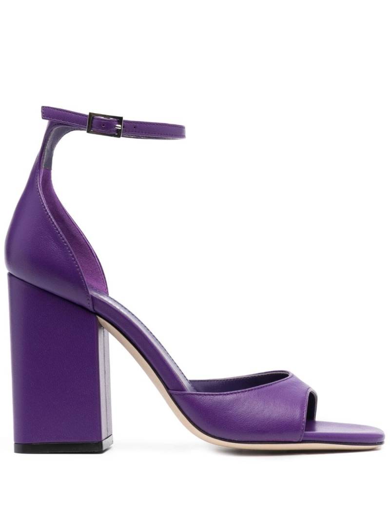 Paris Texas Fiona 95mm block-heel sandals - Purple von Paris Texas