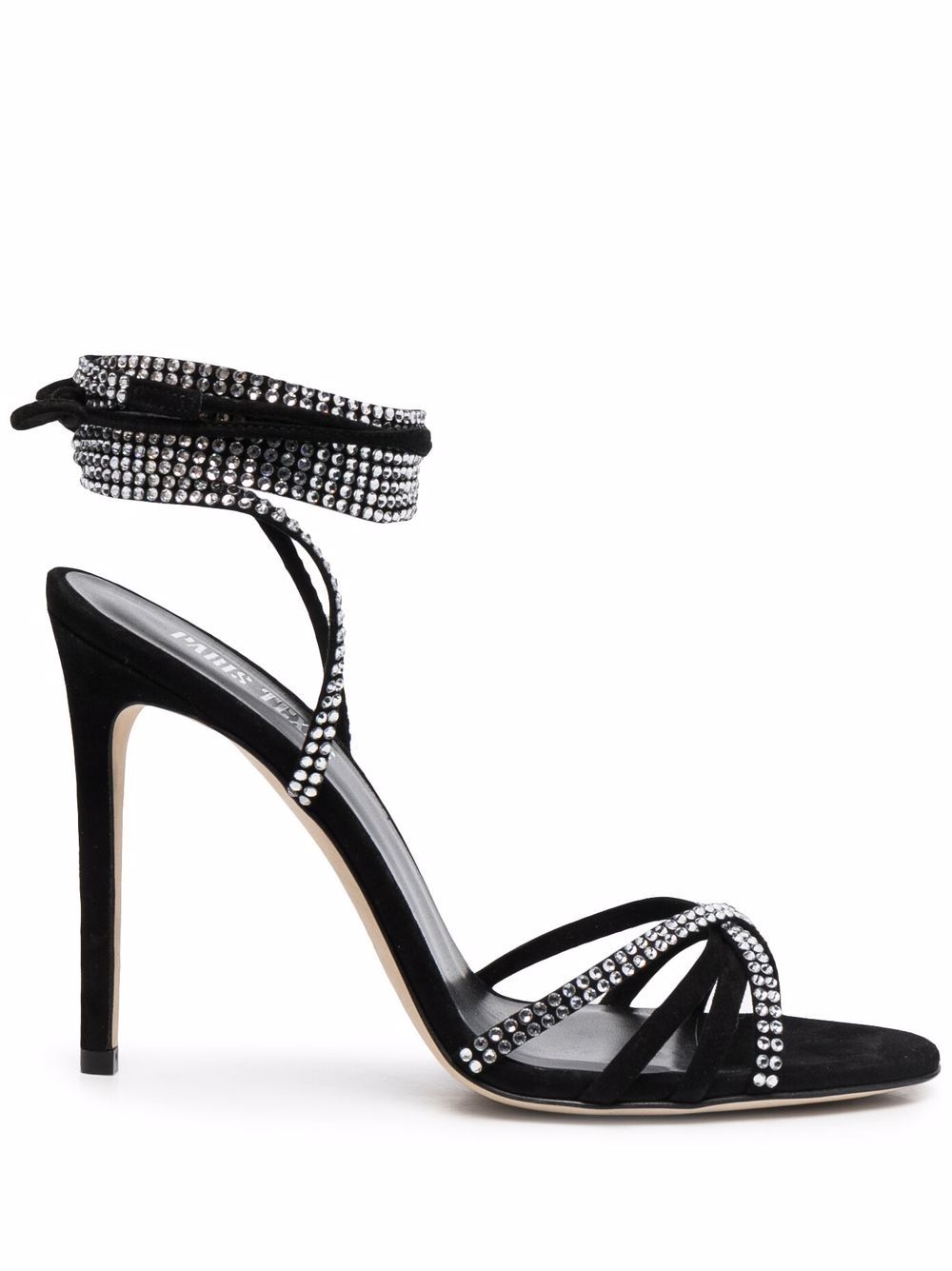 Paris Texas Holly Nicole crystal-embellished sandals - Black von Paris Texas