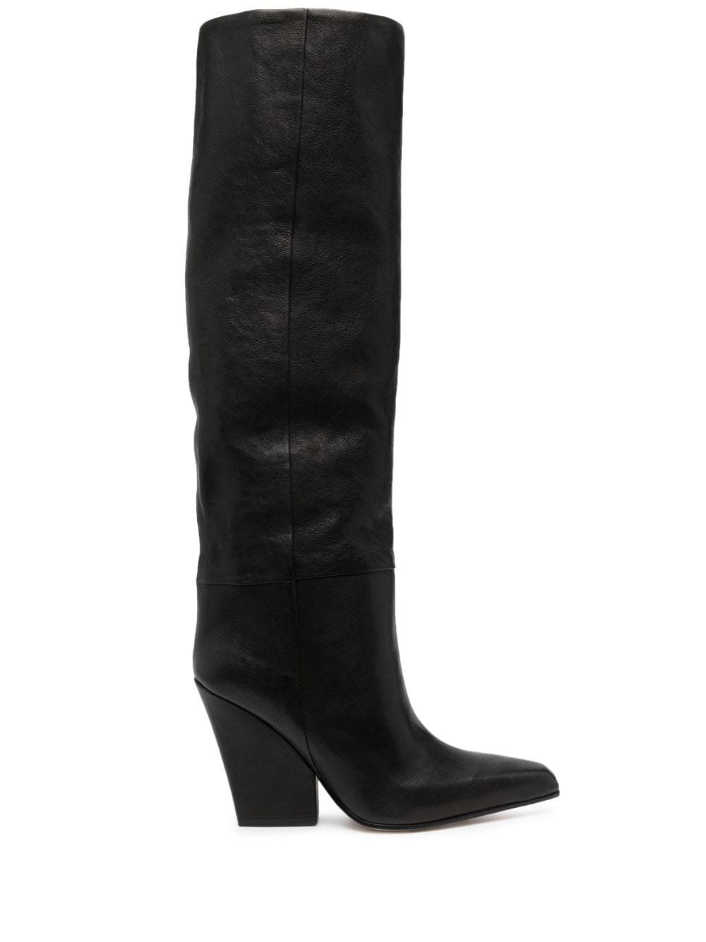 Paris Texas Jane 90mm leather knee-high boots - Black von Paris Texas