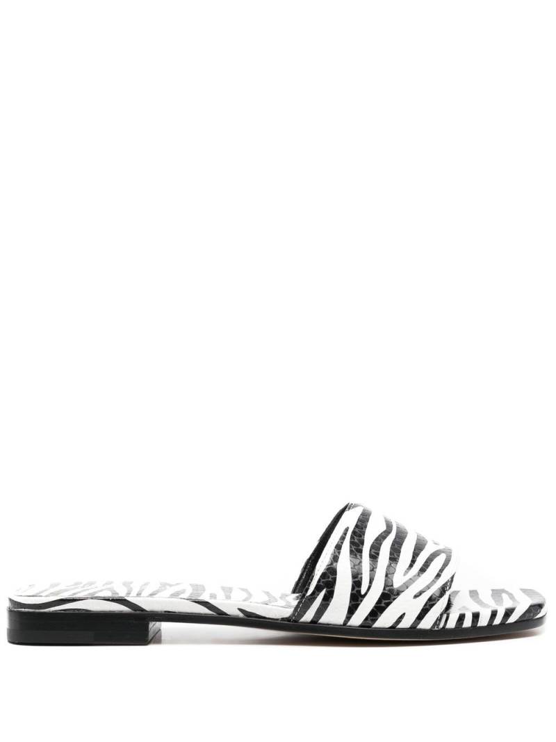 Paris Texas Rosa zebra-print sandals - Black von Paris Texas