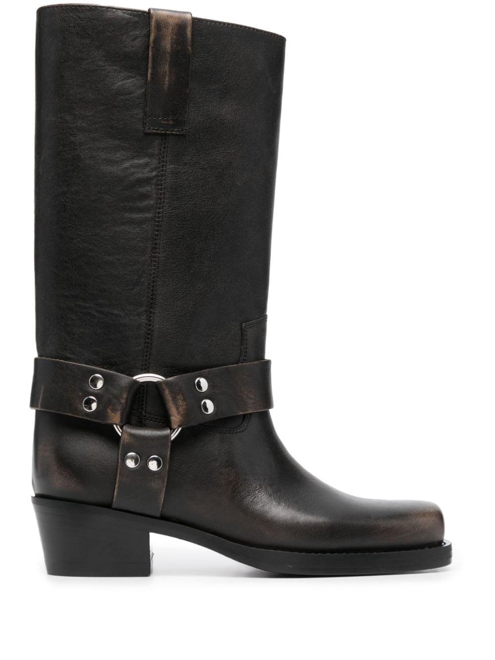 Paris Texas Roxy 45mm leather cowboy boots - Black von Paris Texas