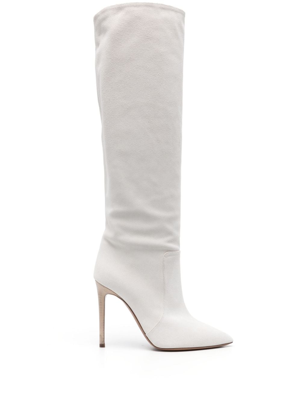 Paris Texas Stiletto 105mm suede boots - White von Paris Texas