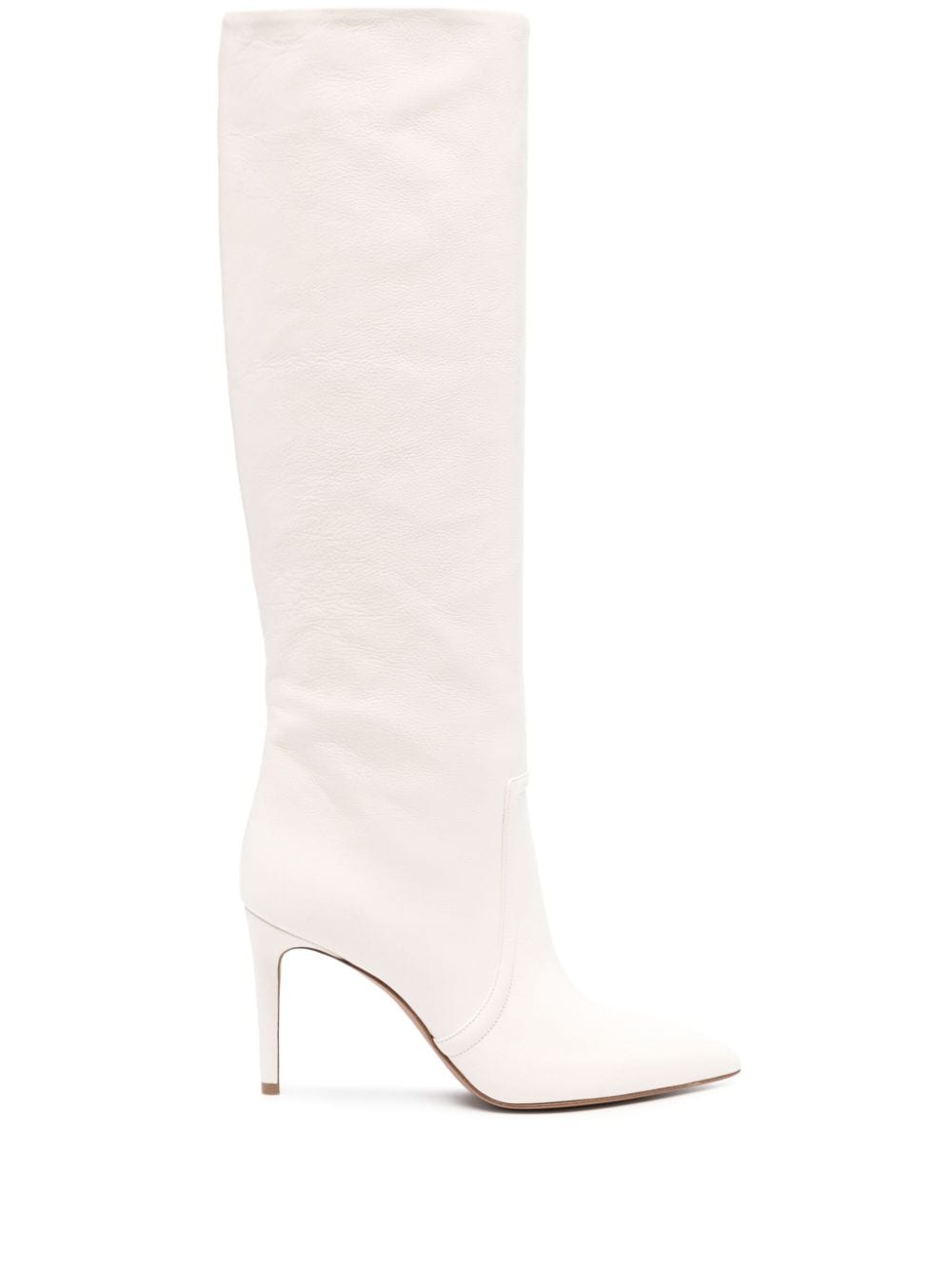 Paris Texas Stiletto 85mm leather boots - White von Paris Texas