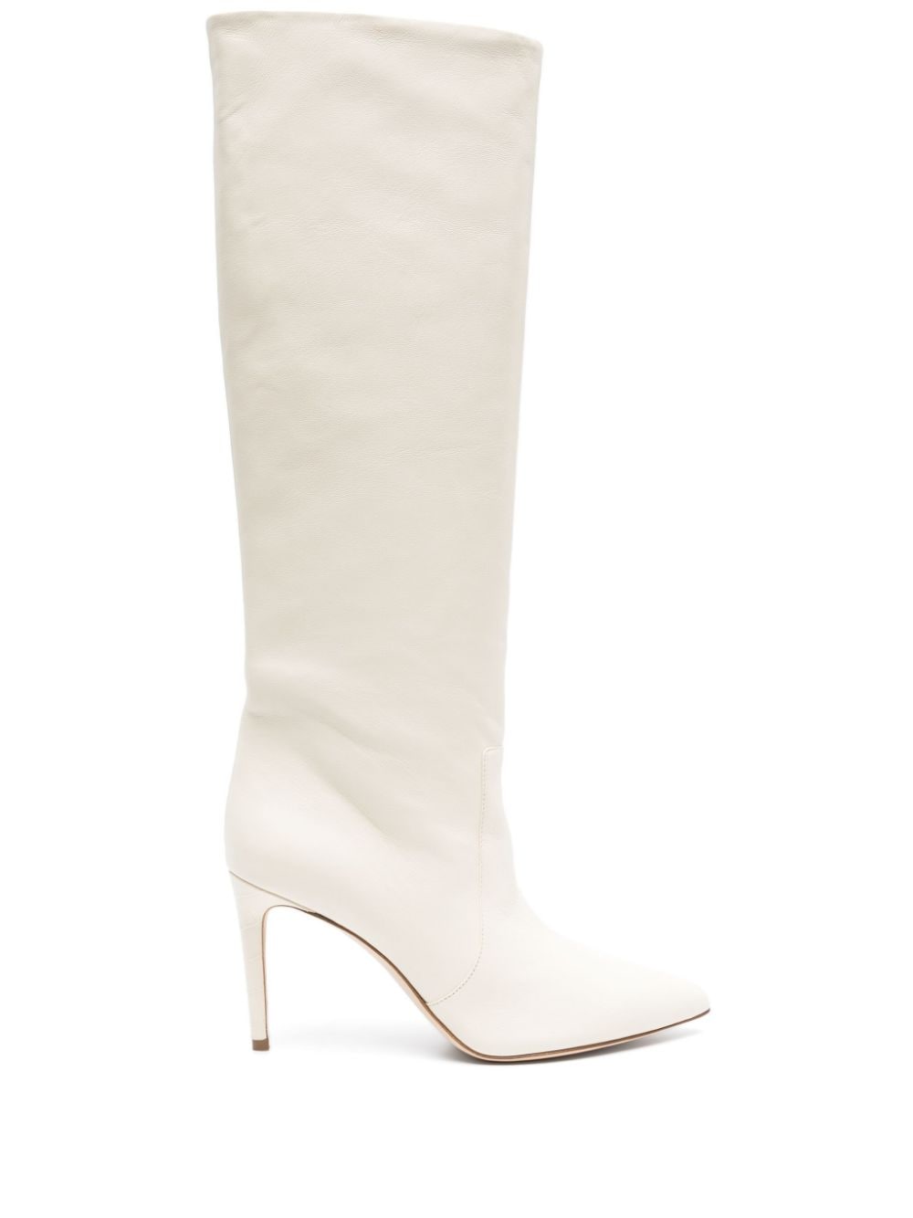 Paris Texas Stiletto 95mm leather boots - White von Paris Texas