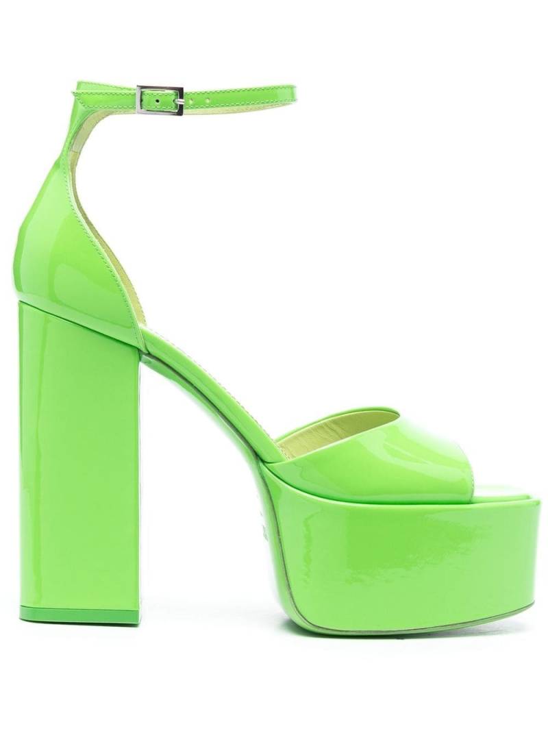 Paris Texas Tatiana 105mm platform sandals - Green von Paris Texas