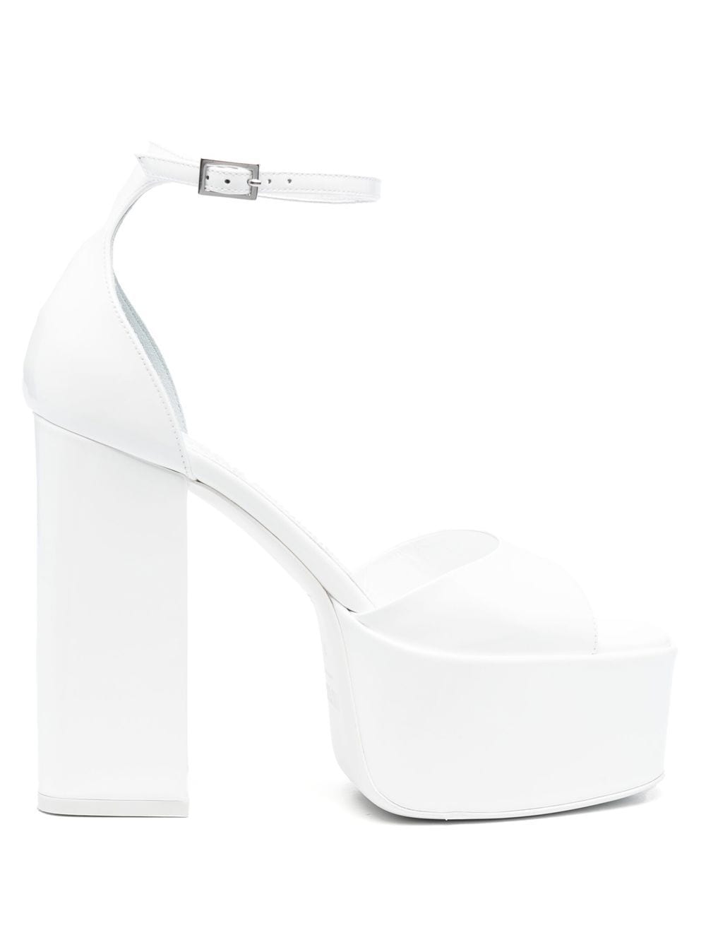 Paris Texas Tatiana 110mm platform sandals - White von Paris Texas