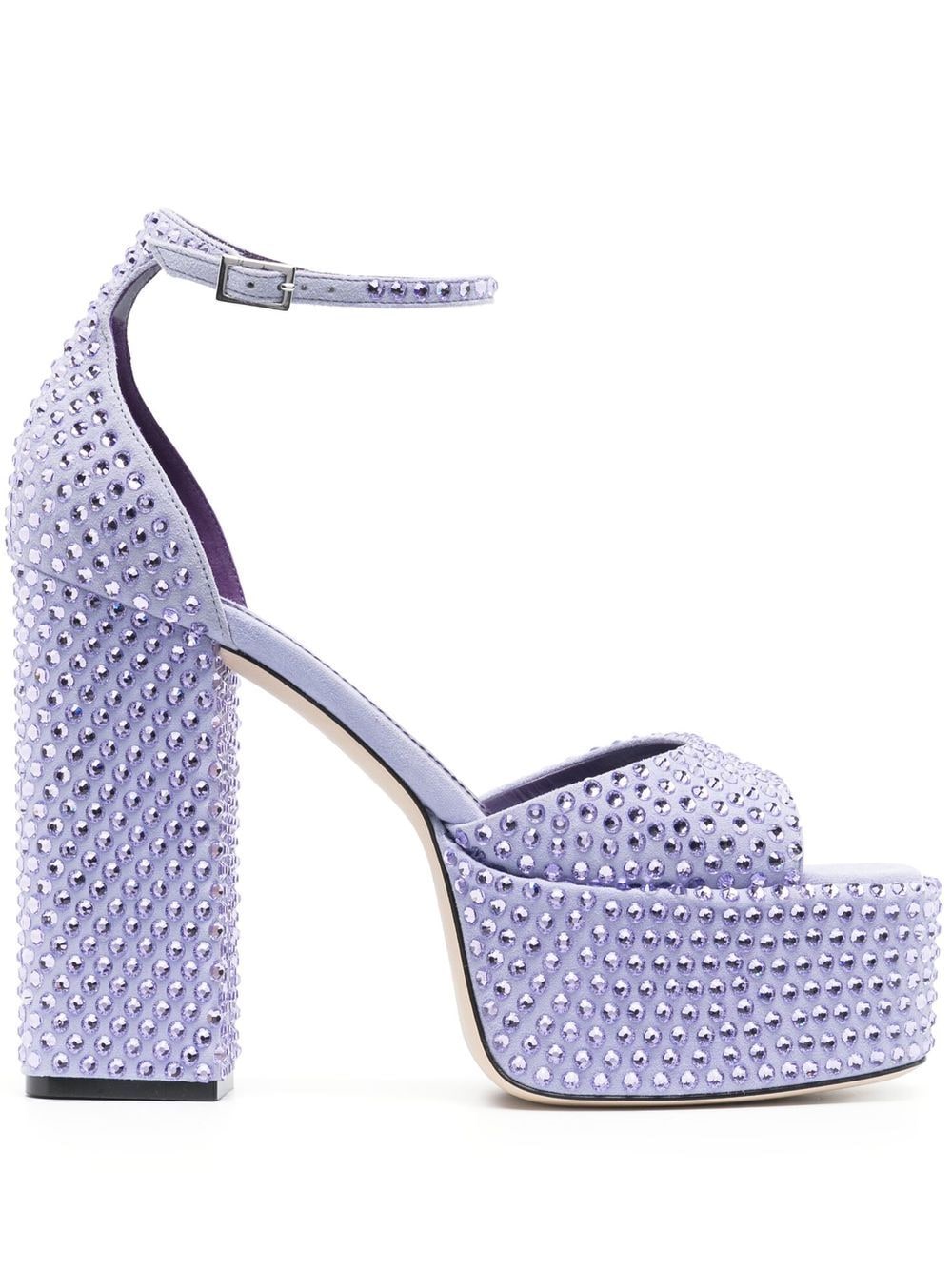 Paris Texas Tatiana 130mm platform sandals - Purple von Paris Texas