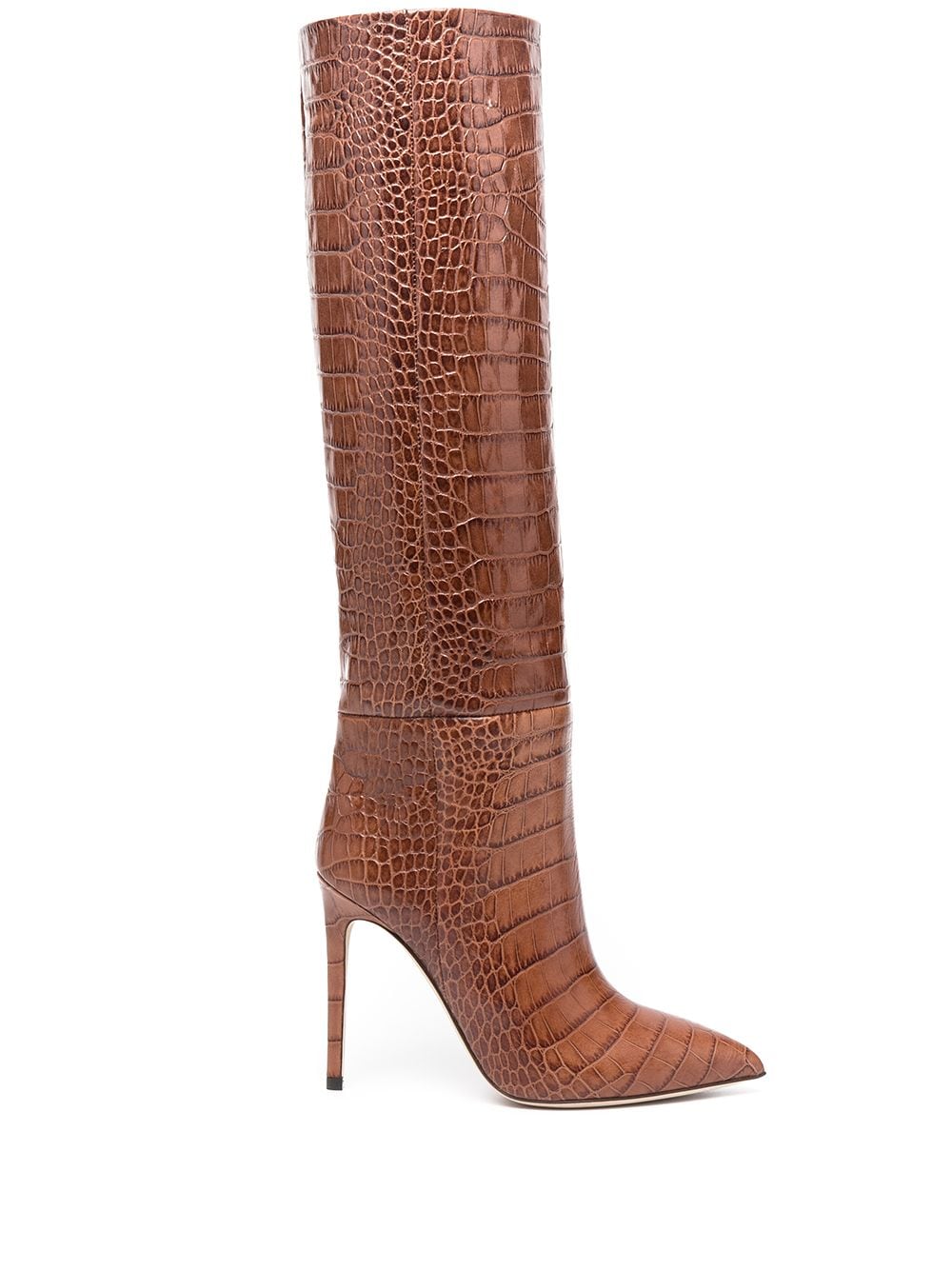 Paris Texas crocodile-embossed leather boots - Brown von Paris Texas