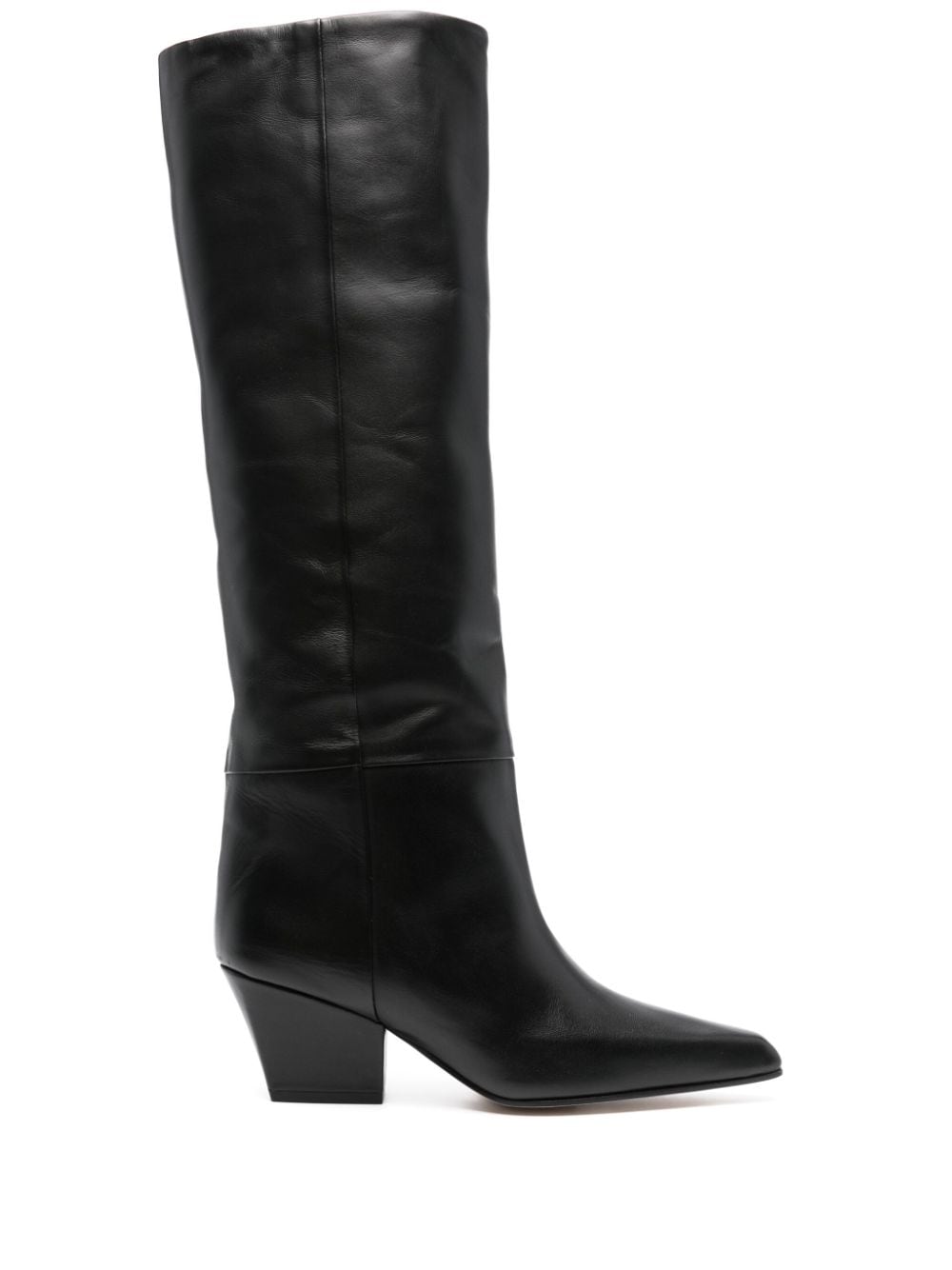 Paris Texas knee-high leather boots - Black von Paris Texas