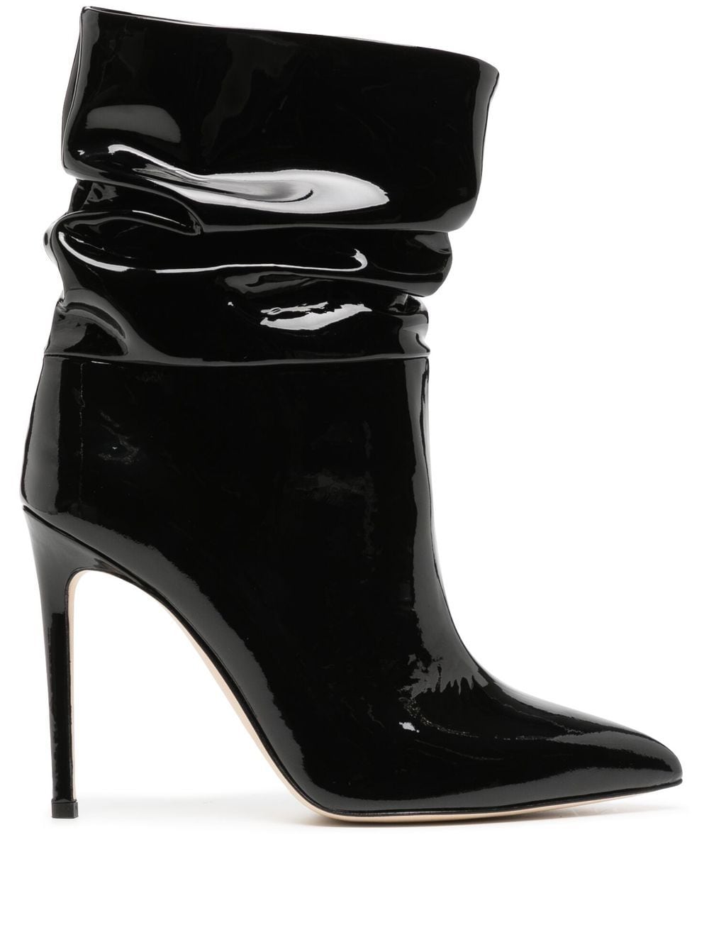 Paris Texas slouchy 90mm patent-leather boots - Black von Paris Texas