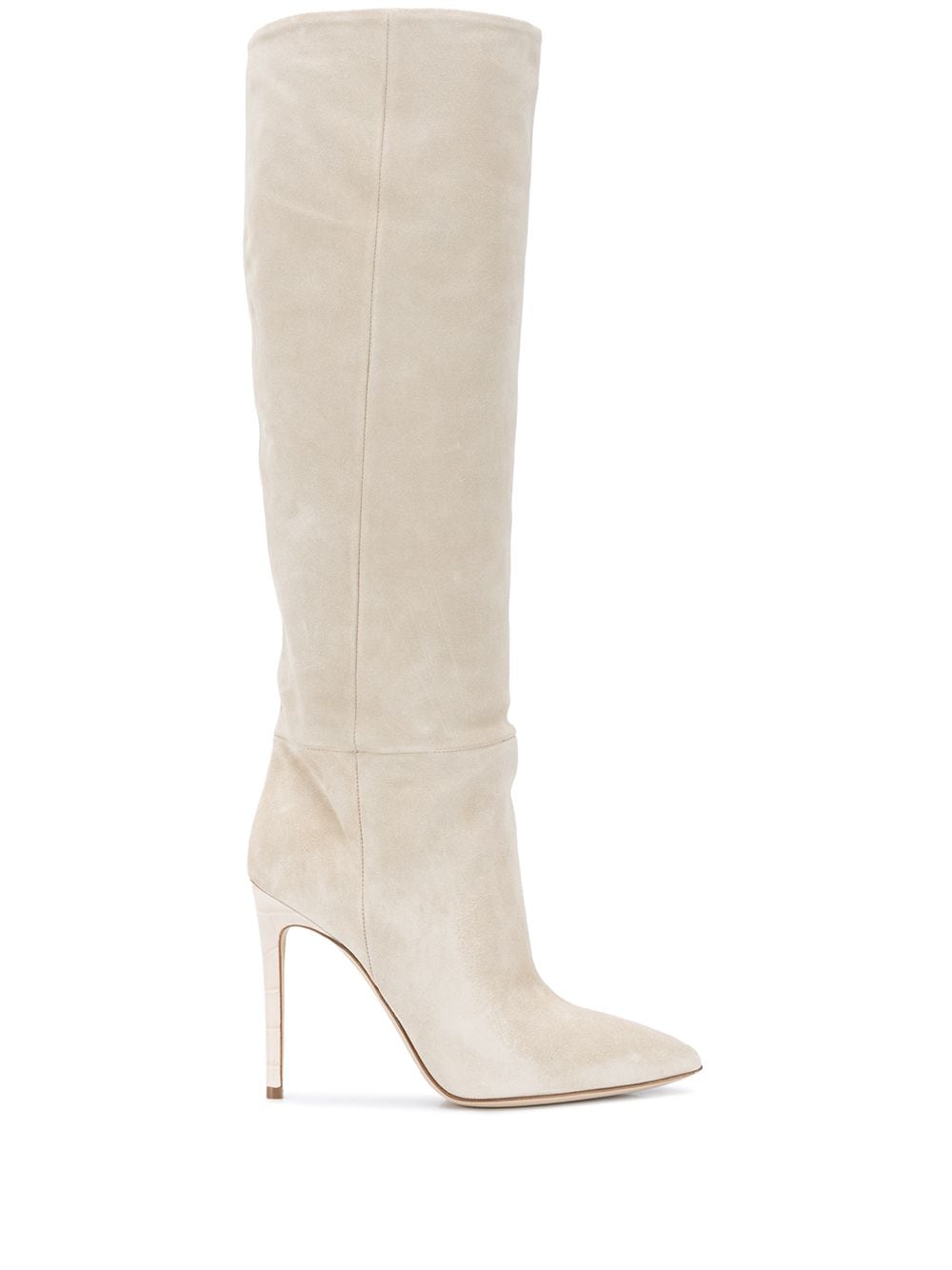 Paris Texas suede stiletto boots - Neutrals von Paris Texas