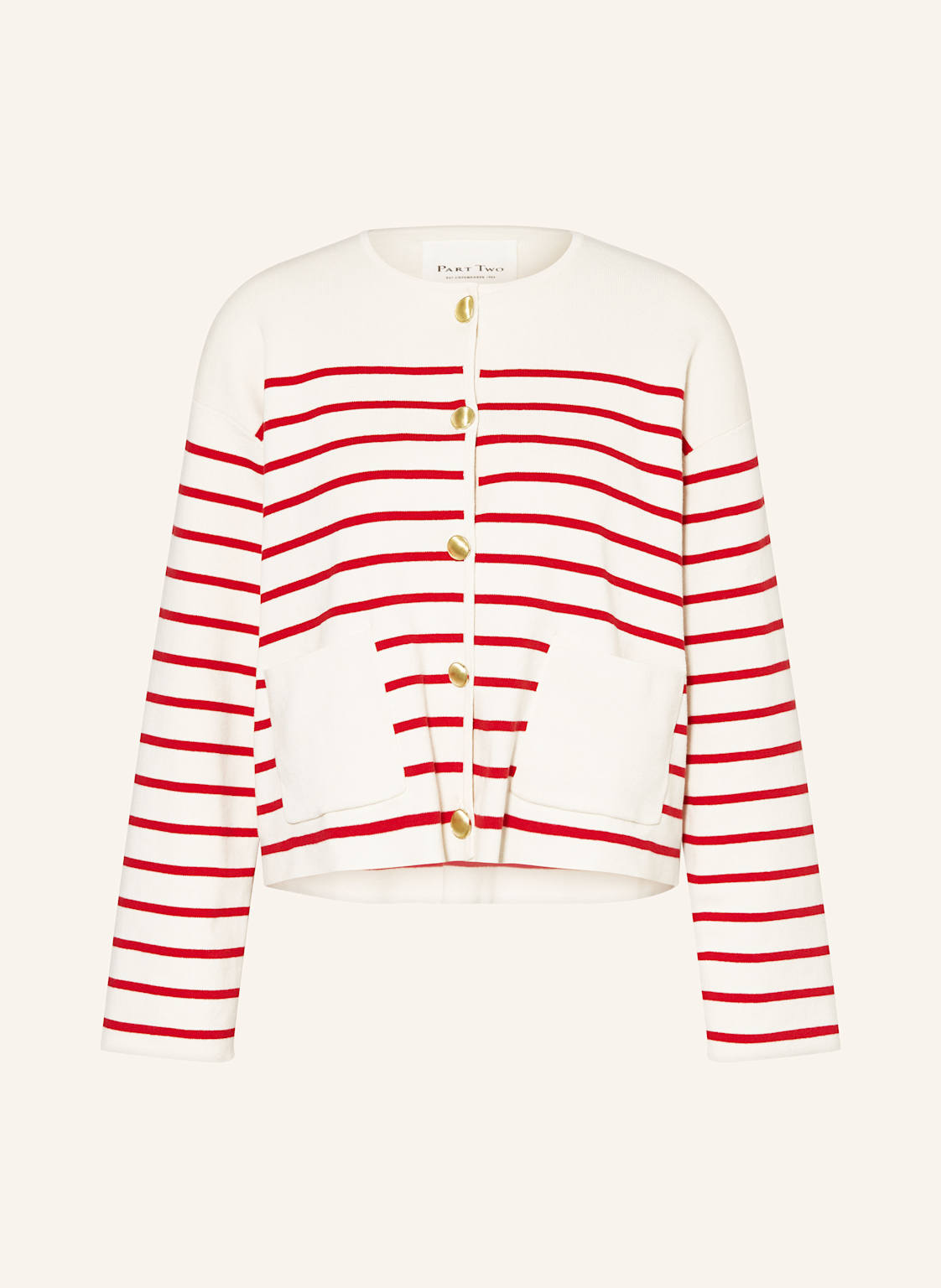 Part Two Strickjacke Elodi weiss Part Two Strickjacke Elodi weiss von Part Two