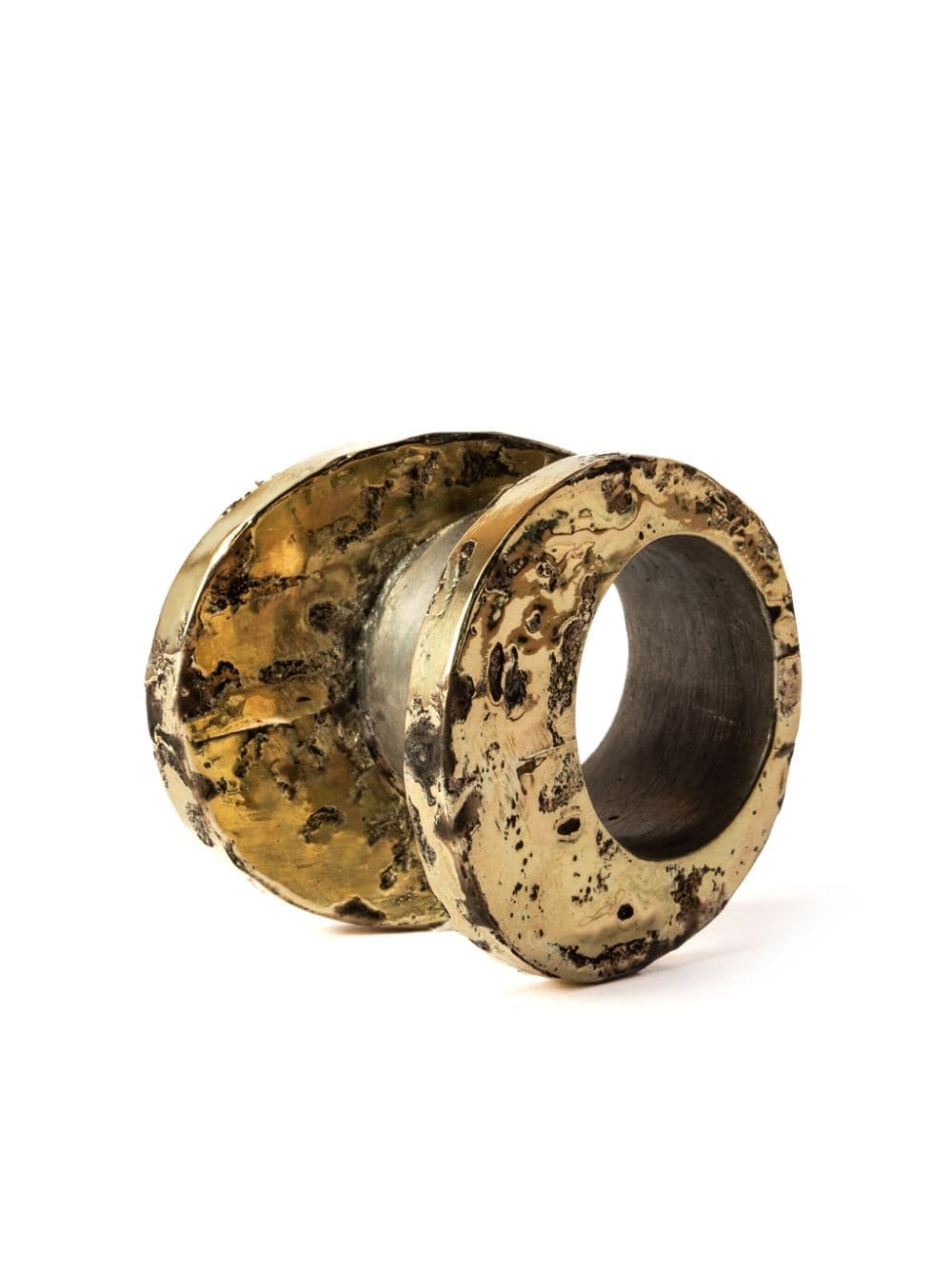 Parts of Four Chasm distressed ring - Gold von Parts of Four