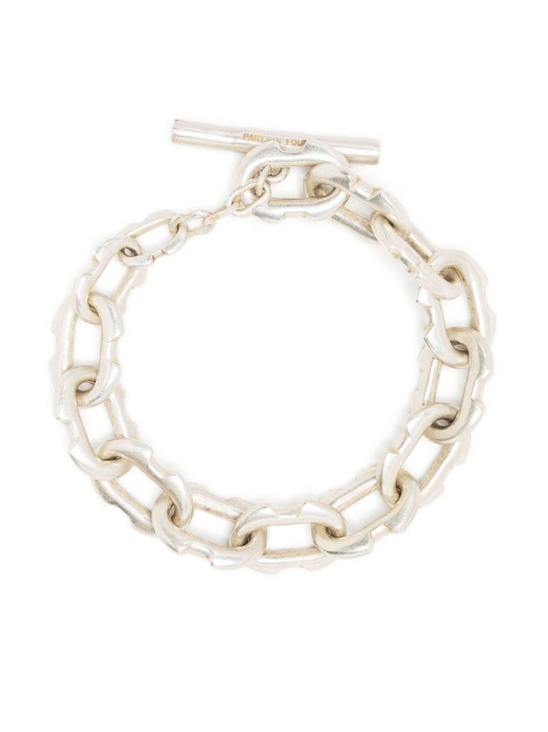 Parts of Four Deco Link Toggle chain bracelet - Silver von Parts of Four