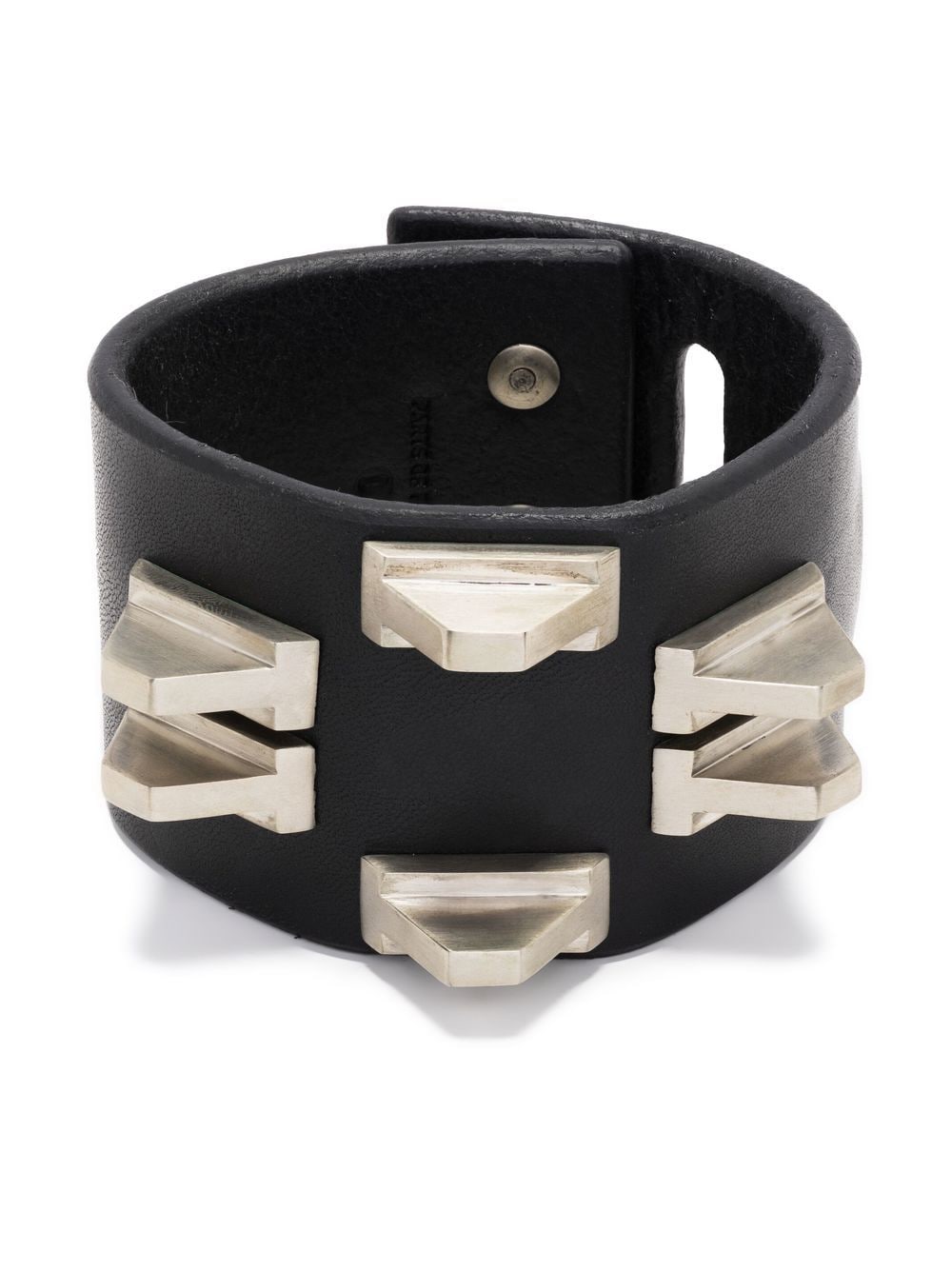 Parts of Four Restraint Charm leather bracelet - Black von Parts of Four