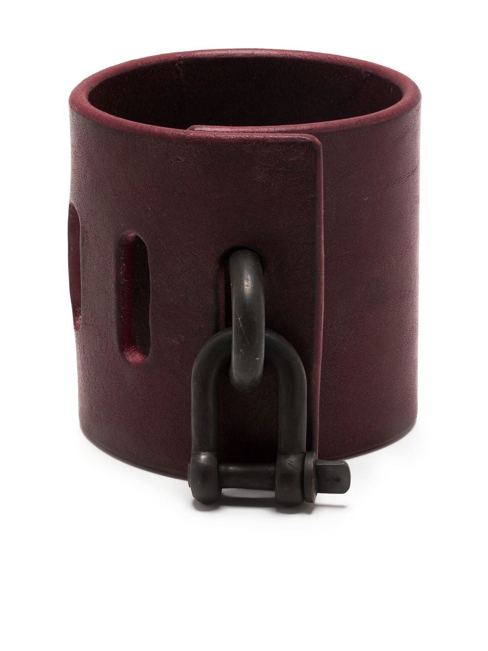 Parts of Four Restraint Charm leather bracelet - Red von Parts of Four